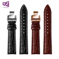 Bracelet montre cuir alligator 18 à 24 mm pour homme – 2
