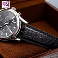 Bracelet montre cuir alligator 18 à 24 mm pour homme – 4