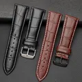 Bracelet montre cuir alligator 18 à 28 mm grande largeur – 6