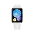 Bracelet montre cuir avec connecteur pour Huawei Watch Fit – Couleur du bracelet Blanc