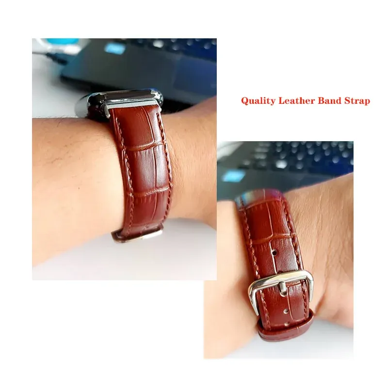 Bracelet montre cuir avec connecteur pour Huawei Watch Fit