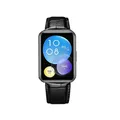 Bracelet montre cuir avec connecteur pour Huawei Watch Fit – Couleur du bracelet Noir