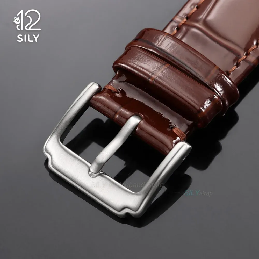 Bracelet montre cuir bambou 12 à 22 mm pour Seiko