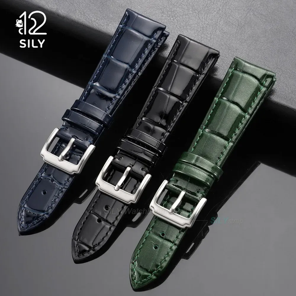 Bracelet montre cuir bambou 12 à 22 mm pour Seiko