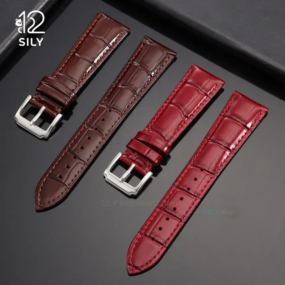 Bracelet montre cuir bambou 12 à 22 mm pour Seiko