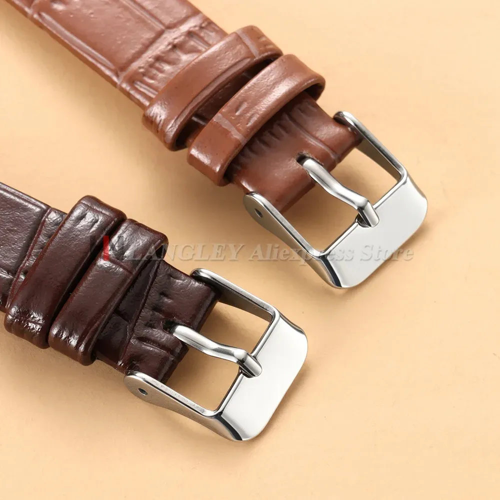 Bracelet montre cuir bambou croco 8 à 16 mm