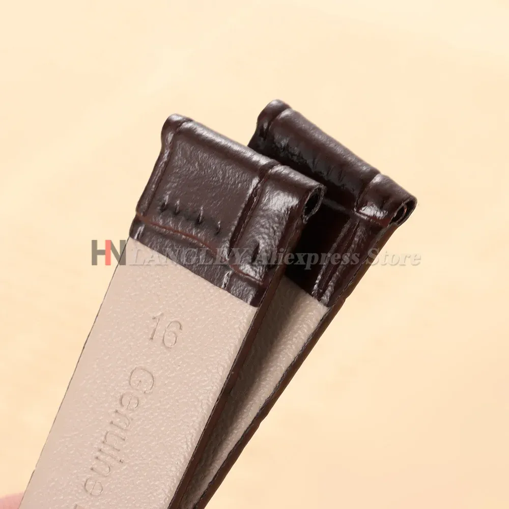 Bracelet montre cuir bambou croco 8 à 16 mm