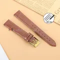 Bracelet montre cuir bambou croco 8 à 16 mm – Couleur du bracelet Light Brown-Gold