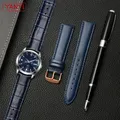 Bracelet montre cuir bleu réglable 14 à 23 mm – 2