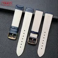 Bracelet montre cuir bleu réglable 14 à 23 mm – 4