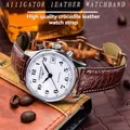 Bracelet montre cuir croco 12 à 19 mm boucle papillon – 2