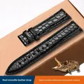 Bracelet montre cuir croco 12 à 22 mm sans boucle – 1
