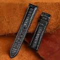 Bracelet montre cuir croco 12 à 22 mm sans boucle – 5
