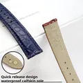 Bracelet montre cuir croco 15 à 21 mm rapide – 5