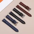 Bracelet montre cuir croco 16 à 20 mm rapide – 2
