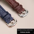Bracelet montre cuir croco 16 à 20 mm rapide – 3