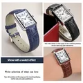 Bracelet montre cuir croco 16 à 20 mm rapide – 6