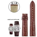 Bracelet montre cuir croco 16 à 22 mm – Band Color brown-no
