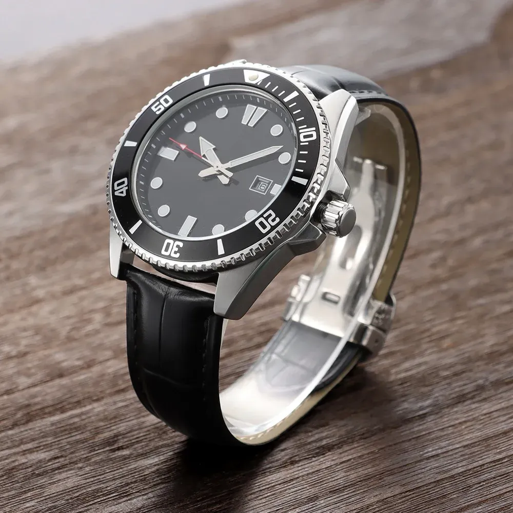 Bracelet montre cuir croco 18 à 22 mm