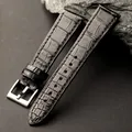 Bracelet montre cuir croco 18 à 22 mm souple – 1