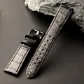 Bracelet montre cuir croco 18 à 22 mm souple – 2