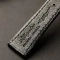Bracelet montre cuir croco 18 à 22 mm souple – 4