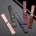 Bracelet montre cuir croco 18 à 22 mm sport – 4