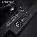 Bracelet montre cuir croco 38 à 49 mm – 1
