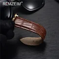 Bracelet montre cuir croco 38 à 49 mm – 6