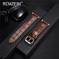 Bracelet montre cuir croco 38 à 49 mm – Couleur du bracelet brown-w-rose