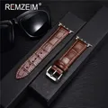Bracelet montre cuir croco 38 à 49 mm – Couleur du bracelet brown-w-silver