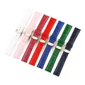 Bracelet montre cuir crocodile 12 à 24 mm boucle papillon – 2