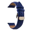 Bracelet montre cuir crocodile 12 à 24 mm boucle papillon – 5