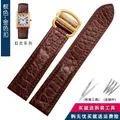 Bracelet montre cuir crocodile 14 à 25 mm – Couleur du bracelet Brown-gold buckle
