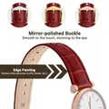Bracelet montre cuir façon alligator 12 à 20 mm – 4