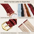 Bracelet montre cuir façon alligator 12 à 20 mm – 6