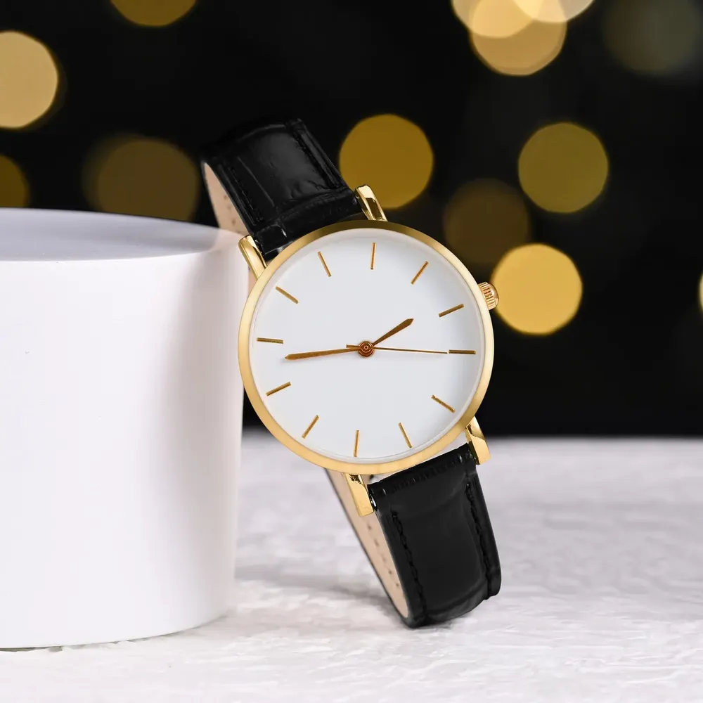 Bracelet montre cuir façon alligator 12 à 20 mm