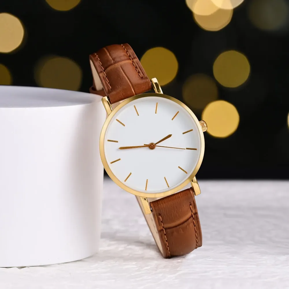 Bracelet montre cuir façon alligator 12 à 20 mm