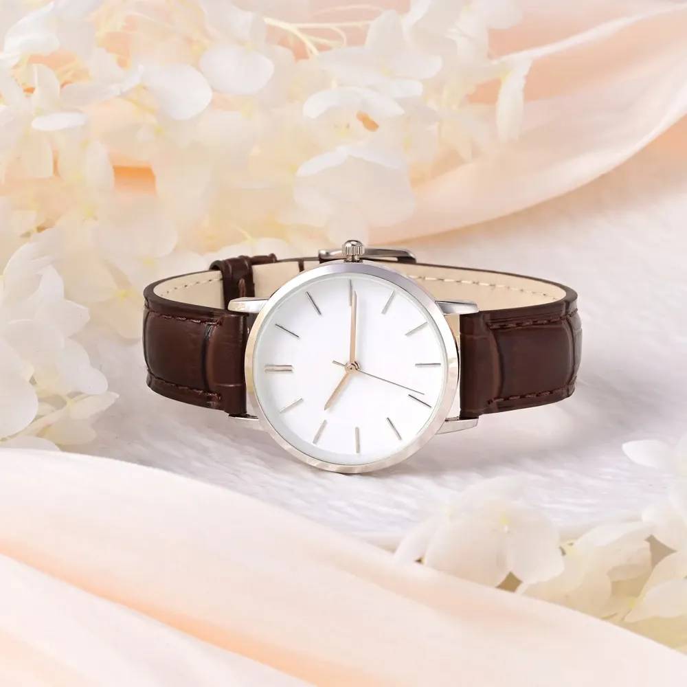Bracelet montre cuir façon alligator 12 à 20 mm