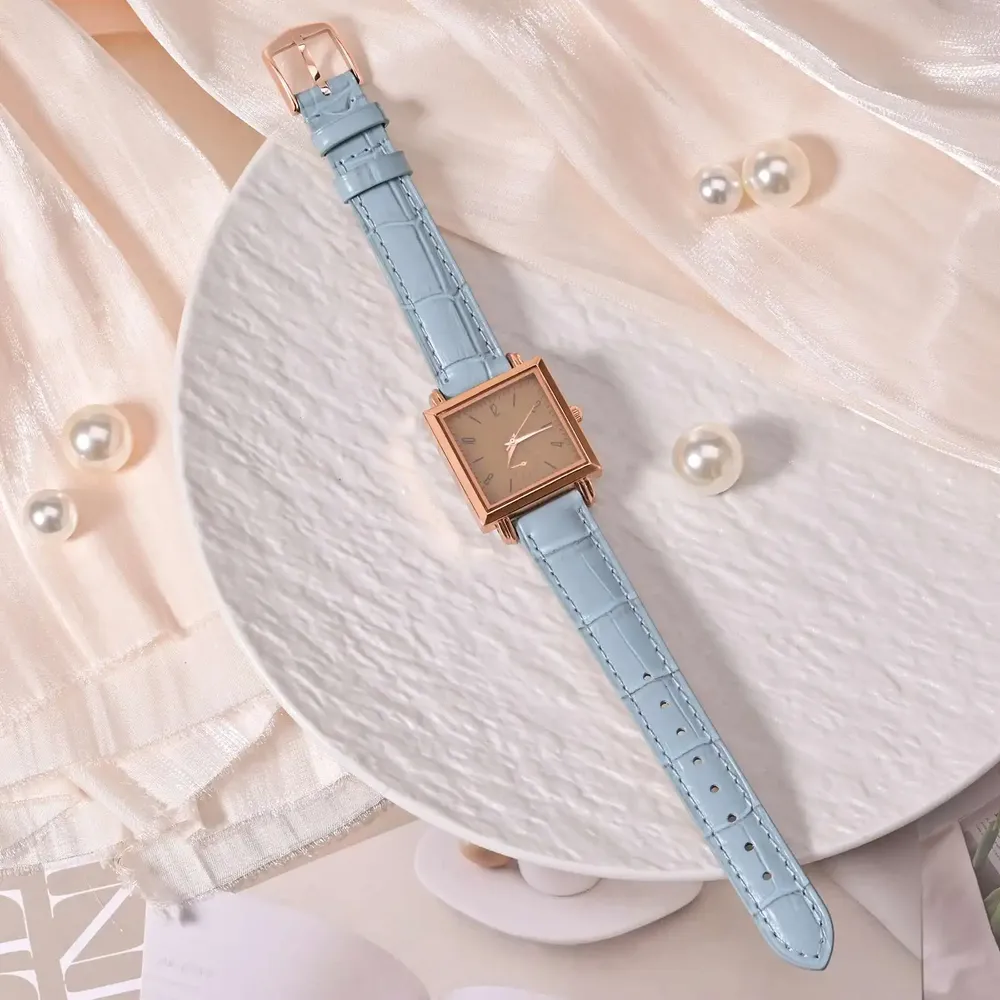 Bracelet montre cuir façon alligator 12 à 20 mm