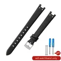 Bracelet montre cuir femme Anne Klein 12x6 mm étanche – Couleur du bracelet Black-Steel-K12