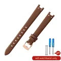 Bracelet montre cuir femme Anne Klein 12x6 mm étanche – Couleur du bracelet Brown-Rose-K12
