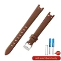 Bracelet montre cuir femme Anne Klein 12x6 mm étanche – Couleur du bracelet Brown-Steel-K12