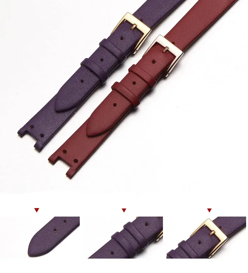 Bracelet montre cuir femme Anne Klein 12x6 mm étanche