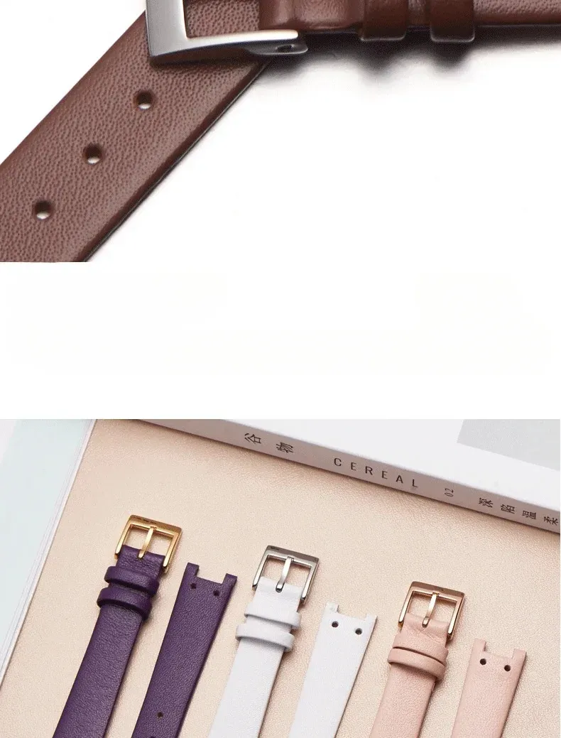 Bracelet montre cuir femme Anne Klein 12x6 mm étanche