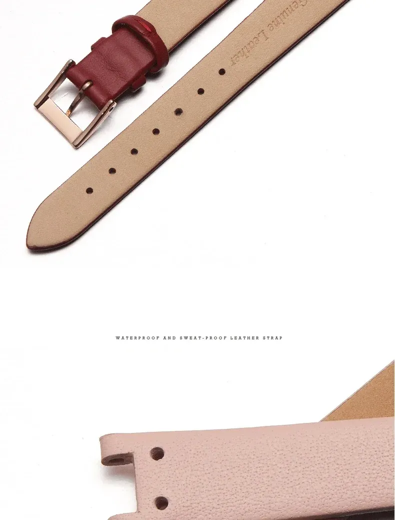 Bracelet montre cuir femme Anne Klein 12x6 mm étanche