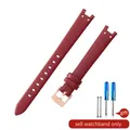 Bracelet montre cuir femme Anne Klein 12x6 mm étanche – Couleur du bracelet Red-Rose-K12