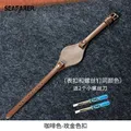Bracelet montre cuir femme Fossil 8 mm étanche respirant – Couleur du bracelet Coffee-Rose-K1