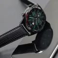 Bracelet montre cuir fibre carbone 20 à 22 mm pour Galaxy Watch – 3