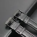 Bracelet montre cuir fibre carbone 20 à 22 mm pour Galaxy Watch – 6